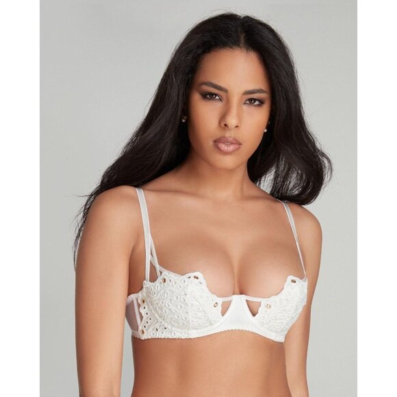 Agent Provocateur Nicoletti White 36DD/4 Set NWT - Picture 2 of 14